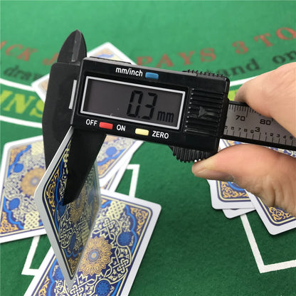Playing Cards Plastic Baccarat Texas Hold'em Poker 58mm(2.28inch)*88mm(3.46inch) PVC Pokers Board Game Waterproof Wearable Ca
