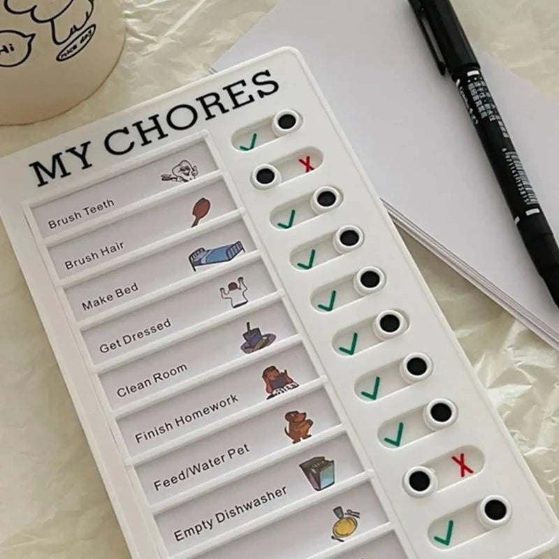 1PCS Bview Art 10 Blank Sheets of Paper to do List Board Memo List Board for Adults and Children for Planning Reminders