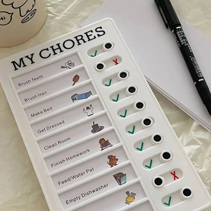 1PCS Bview Art 10 Blank Sheets of Paper to do List Board Memo List Board for Adults and Children for Planning Reminders