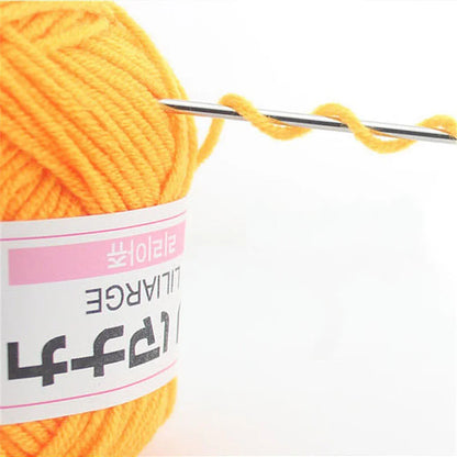 DIY Baby Milk Sweet Soft Cotton Knitting Wool Yarn Thick Fiber Velvet Yarn Hand Knitting Wool Crochet Yarn for DIY Sweater