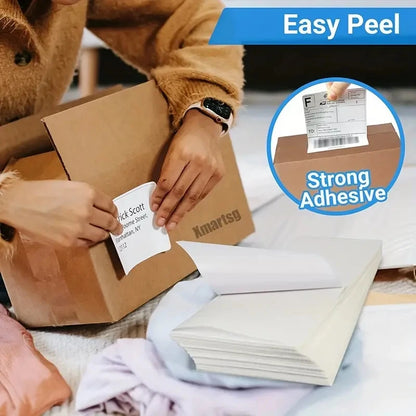 4x6inch Thermal Printer Papers 100x150mm White Labels Sticker For Shipping Labels DHL UPS Express LOGO Barcode For P50/D100/D