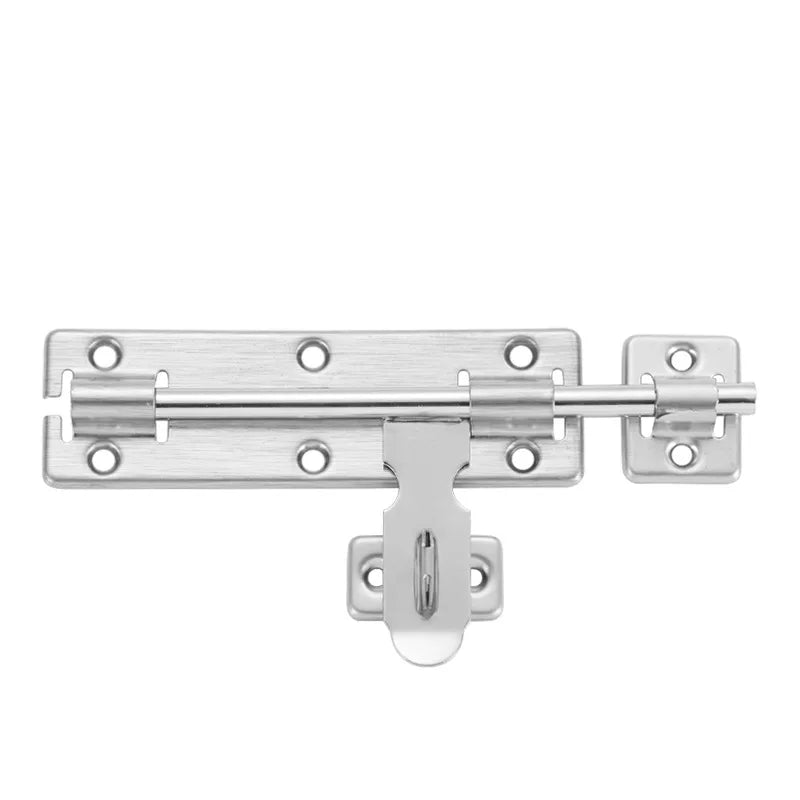 1 PCS Door Latch Solid Sliding Bolts Latch Hasp Home Hardware Gate Safety Toilet Door Lock - 4 inch