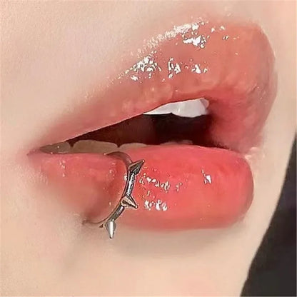 1Pc Stainless Steel Fake Nose Ring Hoop Septum Rings C Clip Lip Ring Earring Fake Nose Piercing Women Body Jewelry Non-Pierce