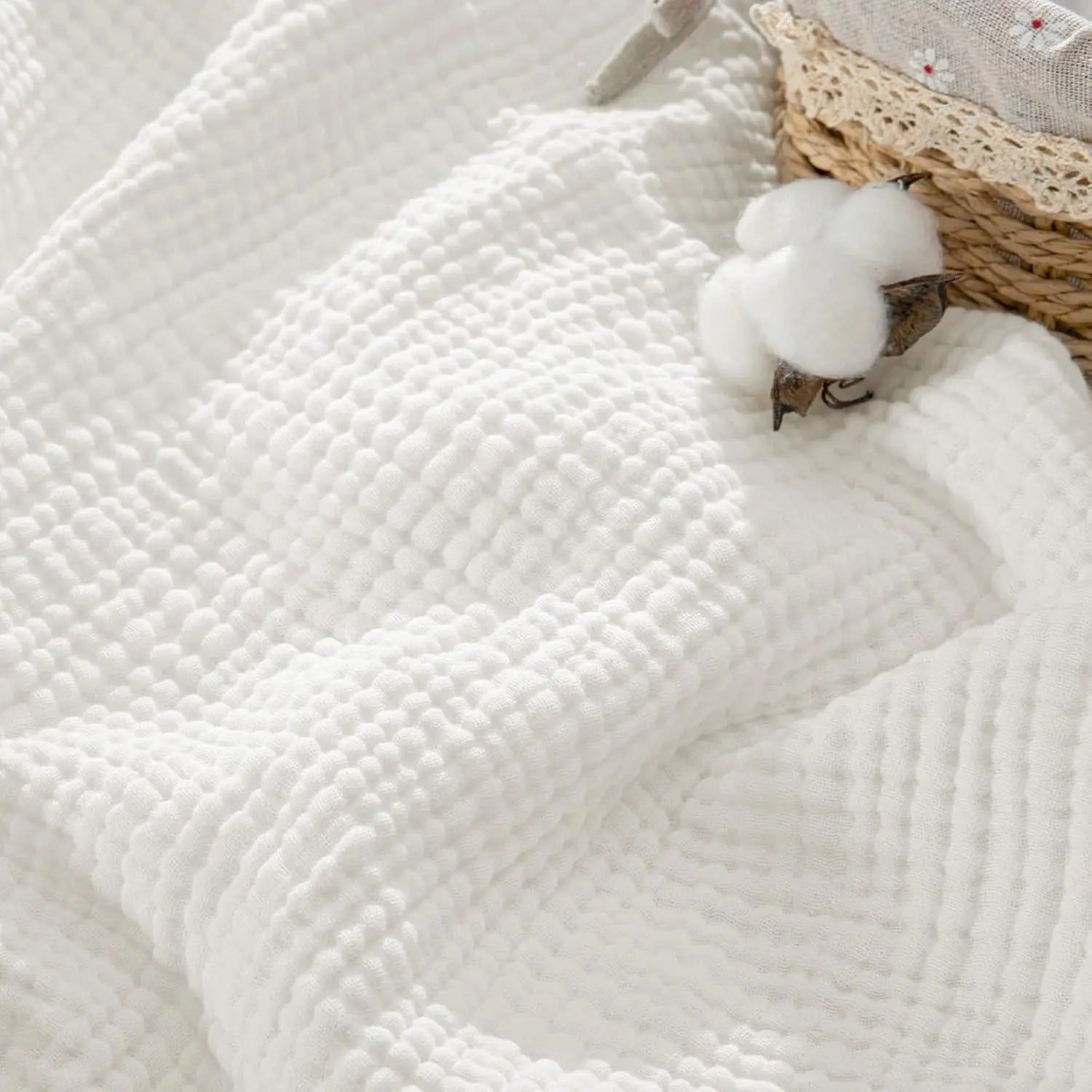 Double Gauze Cotton Fabric 100% Cotton for DIY Craft Sewing Material Dress Towel Bedding Sets Cheesecloth Table Runner Fabric
