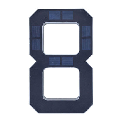 Solar Lighted House Number Outside Light-up LED Address Sign Waterproof Modern House Number Light Address Number for Door Dec