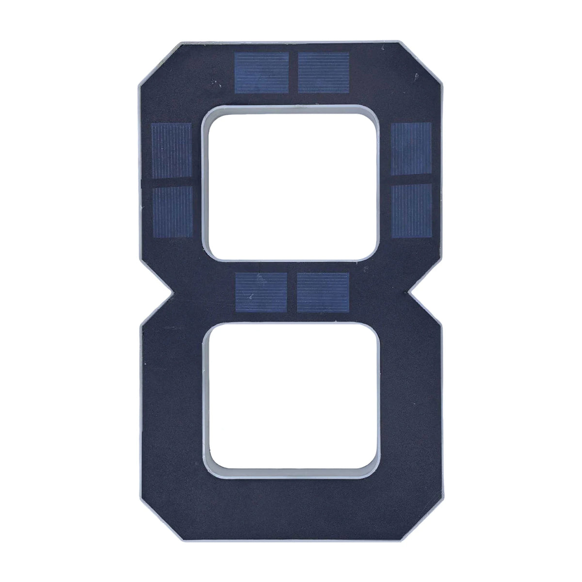 Solar Lighted House Number Outside Light-up LED Address Sign Waterproof Modern House Number Light Address Number for Door Dec
