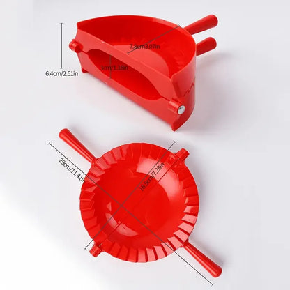 Professional Dumpling Maker Mold-Ergonomic Handle,Durable Plastic,Multi-Color for Dumplings,Cookies,Pastry-Easy Use Kitchen T