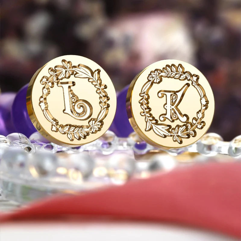 A-Z Seal Kit Sealing Wax for Stamp Head Letter Retro Stamps wax stamp for Wedding Logo for Print Set Wedding Craft Soaps Stam