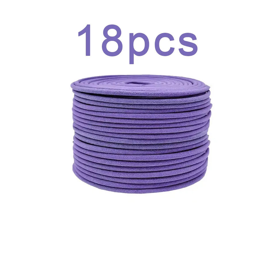 40 Lavender Aromatherapy Coils, Long-lasting Fragrance Spices Suitable for Air Purification, Yoga, Meditation - 18pcs