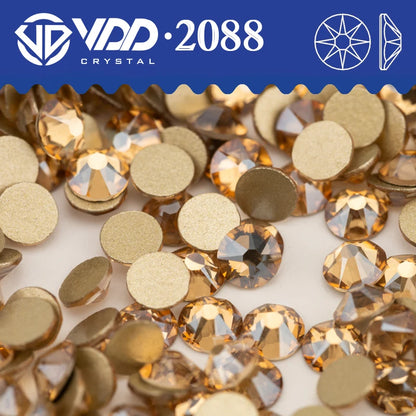 VDD SS16-SS30 High Quality AAAAA 2088 Rhinestones Crystal Flatback 8 Big 8 Small 16cut Stones For DIY Crafts Nail Art Decorat