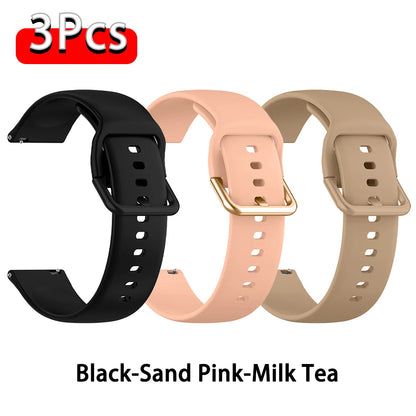 Strap For Amazfit GTS 2/4/3/GTS 2/4 Mini/GTR 4/2/2e 20mm/22mm Watch Silicone Sport Bracelet Amazfit bip 6 5 3/u pro Series ba