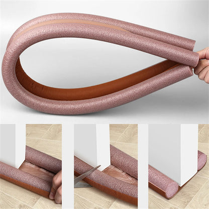 Door Draft Stopper 36inch Under Door Draft Noise Blocker Window Breeze Blocker Adjustable Door Sweeps Draft Seal Window Seale