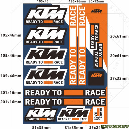 Vinyl For Ktm Motorcycle Sticker Decal - Style 10