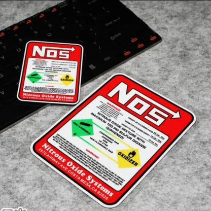 For Drag Racing Creative Car Racing Stickers NOS Nitrous Oxide Systems Stickers Tuning Racing Vinyl Motocross Racing Car Styl