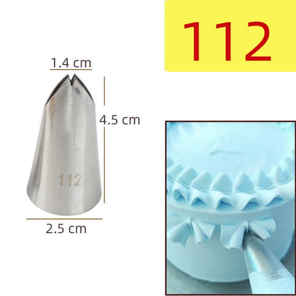 15pcs Piping Nozzles Set, Stainless Steel IcingCream Nozzles, Cake Piping Tips For Dessert Biscuit Cup Cake, Kitchen Accessor