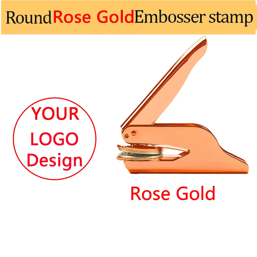 Personalized Book Embossers Stamp Custom Library Book Embosser with Name Logo Design Embossing Stamp Company Wedding Seals DI
