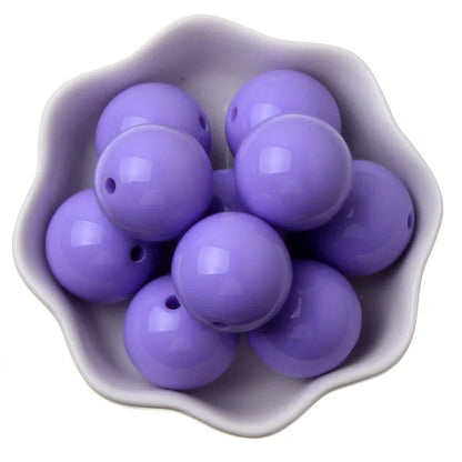 6/8/10/12/14/16/18/20mm Bubblegum Colorful Spacer Beads Round Loose Acrylic Beads For Diy Bracelet Necklace Jewelry Making