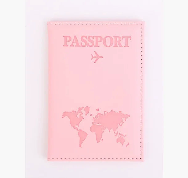 Women Men RFID Vintage Business Passport Covers Holder Multi-Function ID Bank Card PU Leather Wallet Case Travel Accessories 