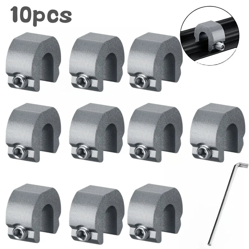 New 3/5/10pcs Aluminum Alloy Window Lock Stopper Sliding Door Window Limiter Sliding Sash Stopper Anti-theft Child Safety Loc