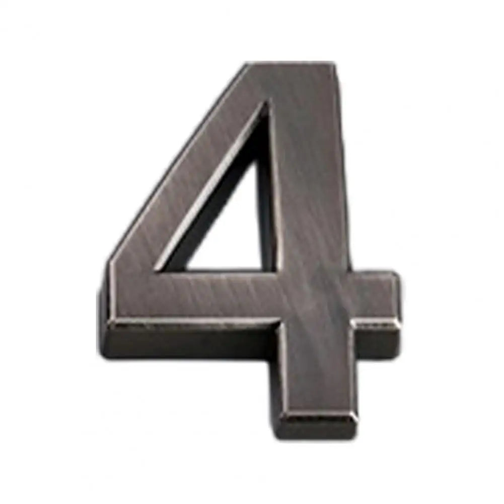 Address Number Good 0-9 3D Numbers Door Plaques 10 Styles Mailbox Number 0-9 Apartment Address Numbers Decor for Yard - 4