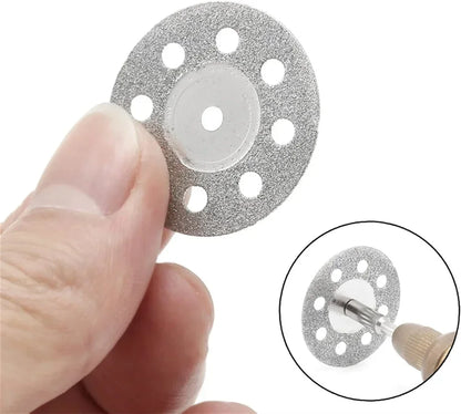22mm Diamond Cutting Disc 3mm Grinding Wheel Mandrel for Metal Cutting Rotary