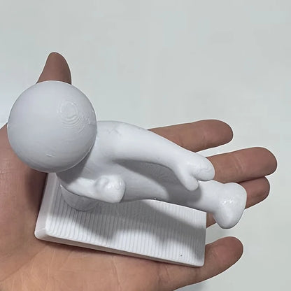 1/3 Pcs Cute decorative door stopper, flexible and movable door stopper, anti slip base to protect walls,home decoration - C