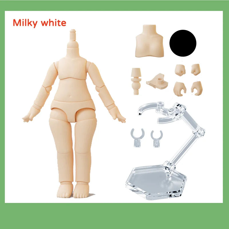 Original YMY 2nd Generation Body Doll Spherical Removeable Joint Body Doll For Penny, GSC, Molly, Obitsu 11, NendoroidS Head