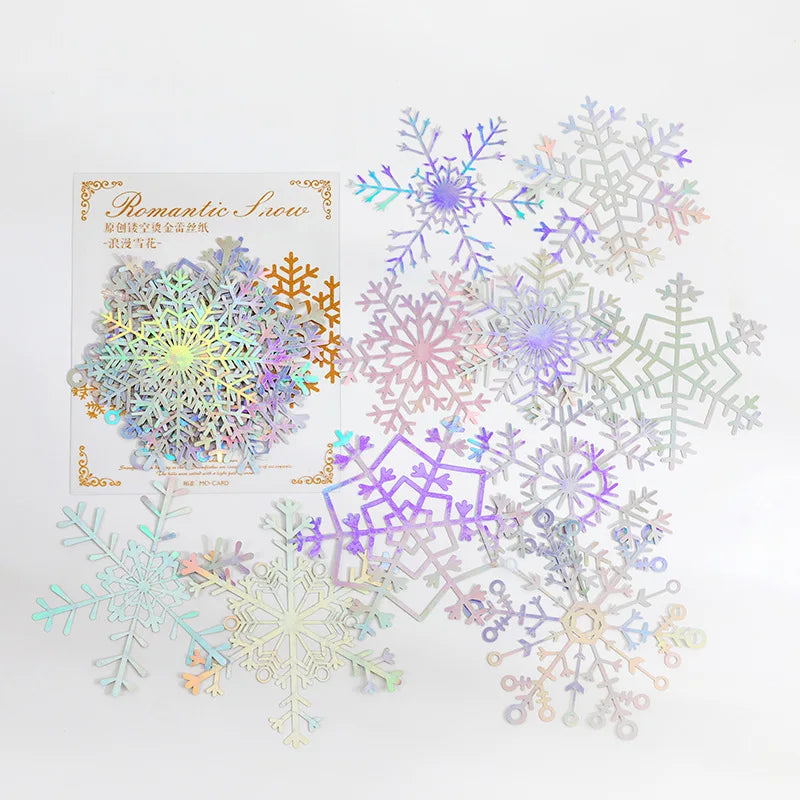 10 Sheets Large size Hollow out Bronzing laser material paper Planner Scrapbooking handmade Junk Journal Supplies - F
