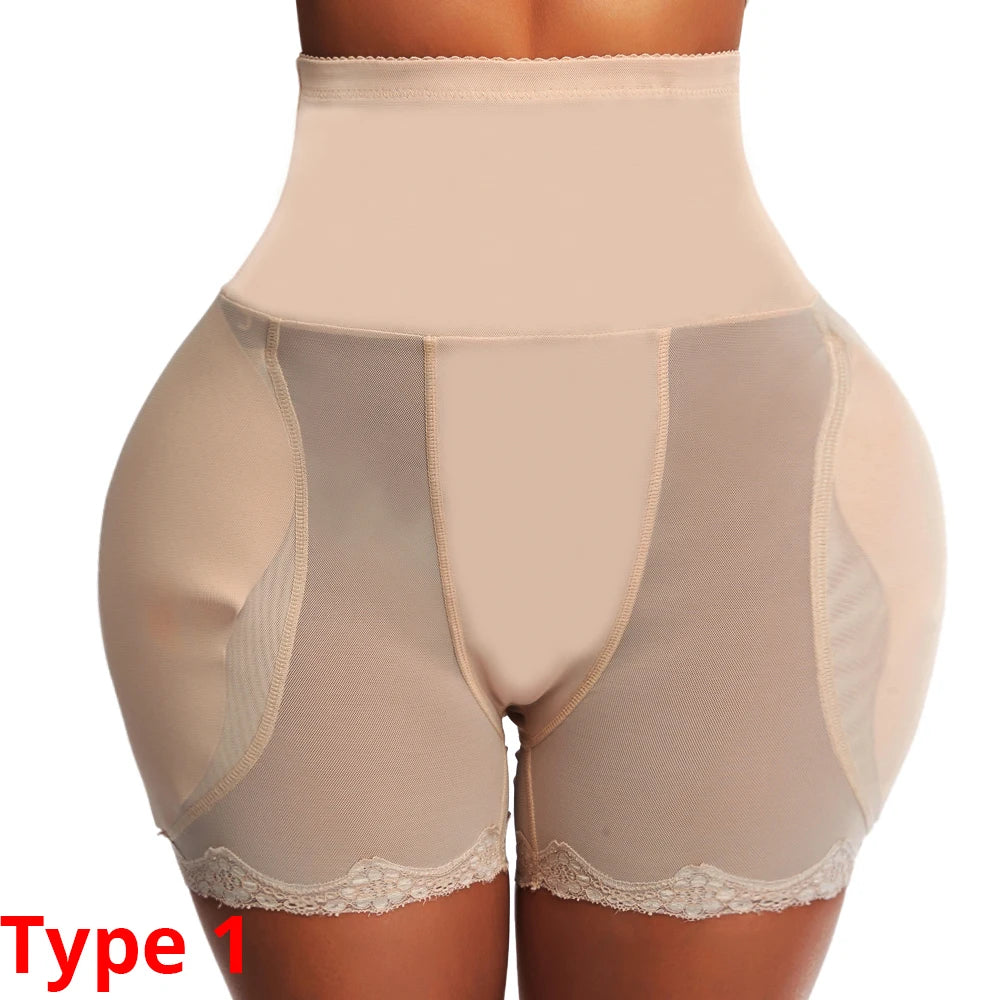 Hip Shapewear Panties Women Butt Lifter Shaper Panties Sexy Body Shaper Push Up Panties Hip Enahncer Shapewear with Pads - ap