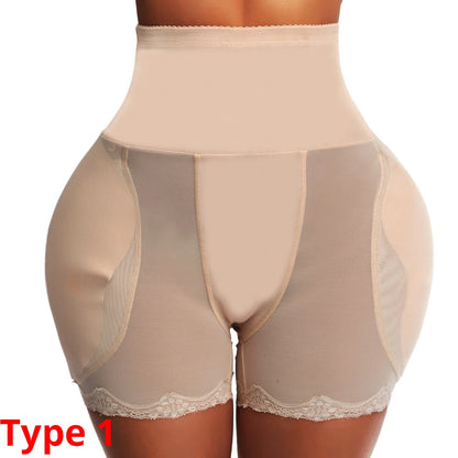 Hip Shapewear Panties Women Butt Lifter Shaper Panties Sexy Body Shaper Push Up Panties Hip Enahncer Shapewear with Pads - ap