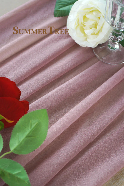10 Meters Wedding Arch Drape Fabric Sheer Chiffon Tulle Curtain Draping Backdrop Party Supplies Home Drapery Ceremony Decorat