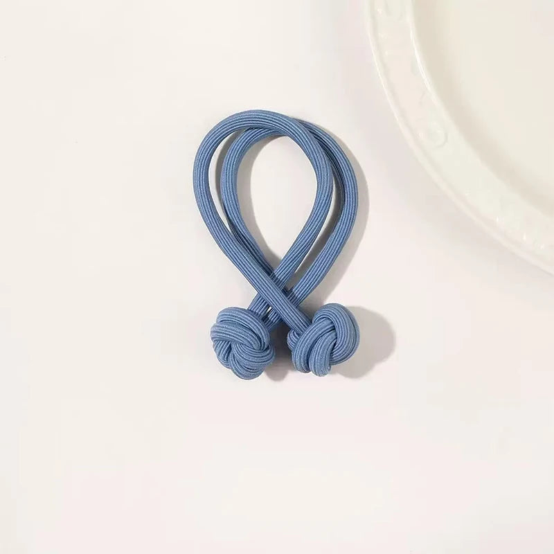 Simplicity Stretch Rubber Hair Ties for Women High Elasticity Fashion Girl Head Rope Scrunchie Hair Accessories - 04