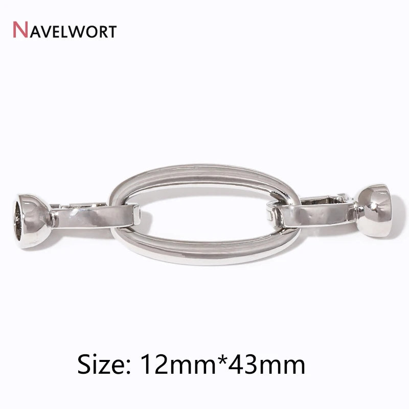 2/4/6Pcs Gold Color Round Jewelry Clasps, Locks for Jewelry, Clasps for Bracelet Necklace Making Supplies, Accessories for Je