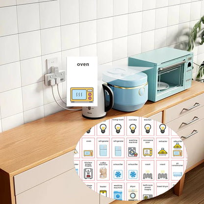 Label Stickers for Electric Meter Boards, Switch Label Sticker Set, Electrical Panel Label Stickers,Panel Labels Stickers