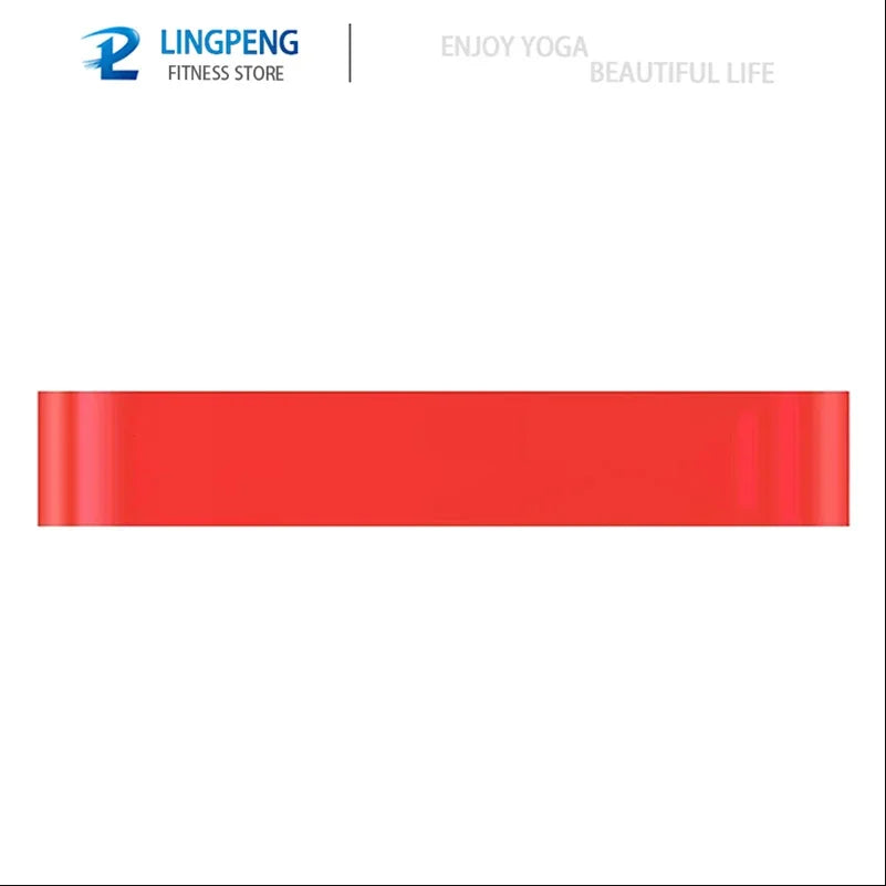Different Resistance Bands Yoga Band Fitness Exercise Training Hip Tension Band Leg Squat Dance Elastic Loop Stretch Band - R