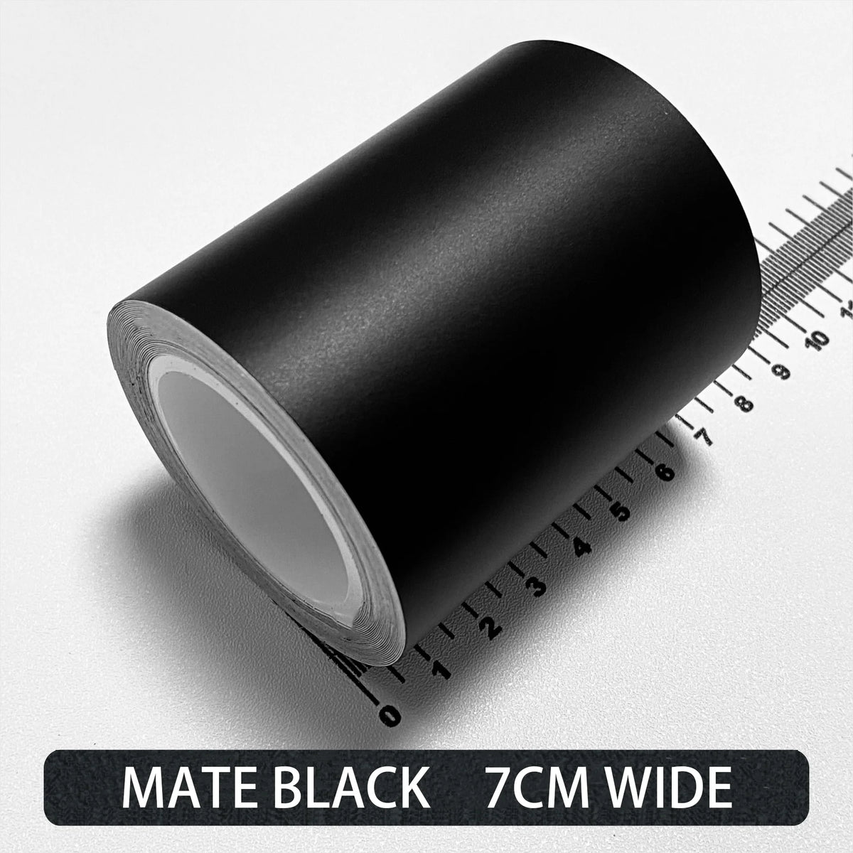 Carbon Fiber Automotive Adhesive Tape Roll Matte Black Protective Car Film Self-Adhesive Film 3D Vinyl Car Film Accessories -