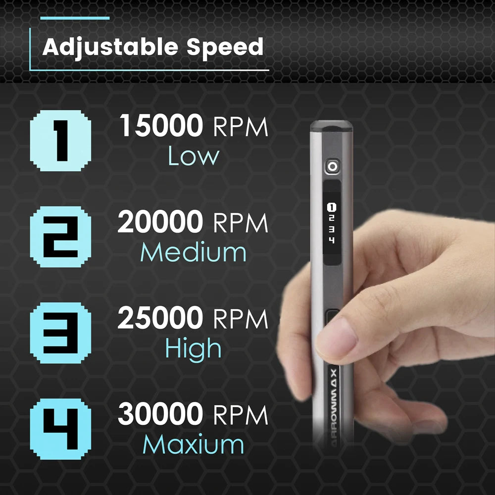 ARROWMAX SGS Engraving Pen Cordless Rotary Tool Kit Electric Mini Grinder with 42 Bits for Crafts Metal Wood Glass Carving