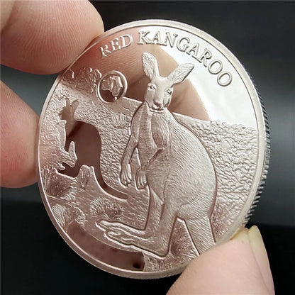 4cm Australia Souvenir Coins Koala Saltwater Crocodie Kangaroo Snake Animal Elizabeth Souvenir Gifts