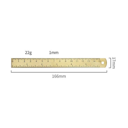 Professional Brass Drafting Set: Triangular Ruler, Protractor, French Curve, Copper Straight Edge Caliper, Vintage Drawing To