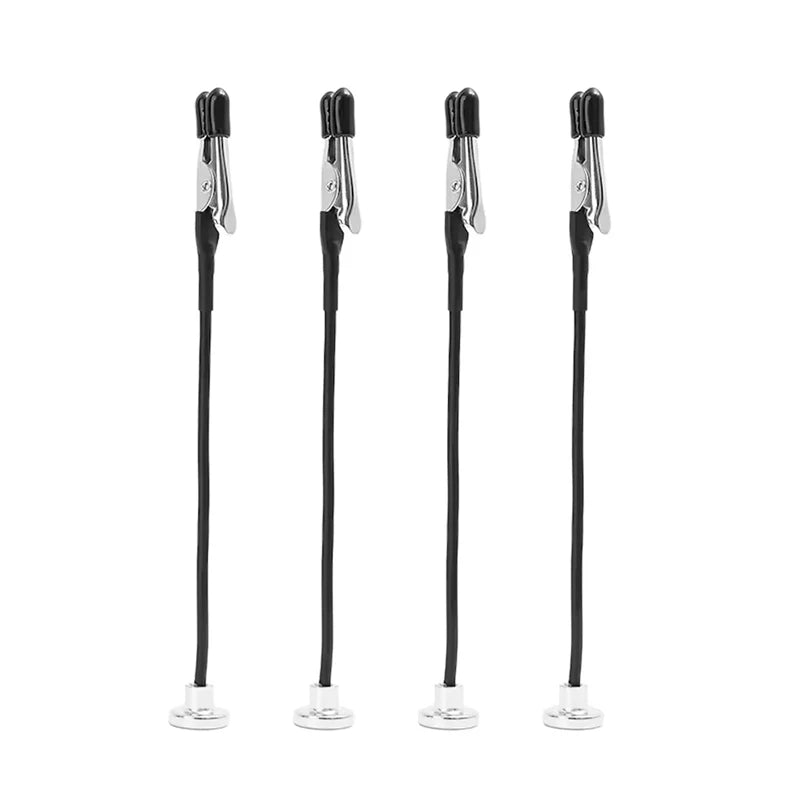 Soldering Third Hand with Strong Magnetic Base, Flexible Arms PCB Holder for Electronics Repair – Alligator Clip Welding Tool
