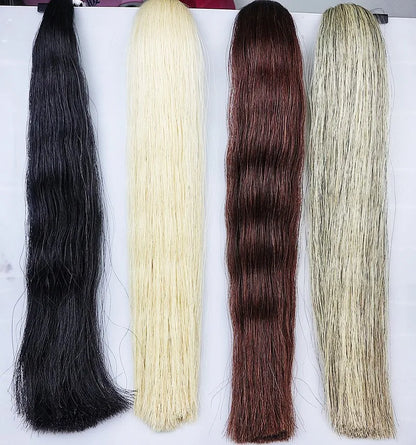 250g High Quality Black,Brown White Grey Horse Tail Hair,Vioin Bow Hair 83cm