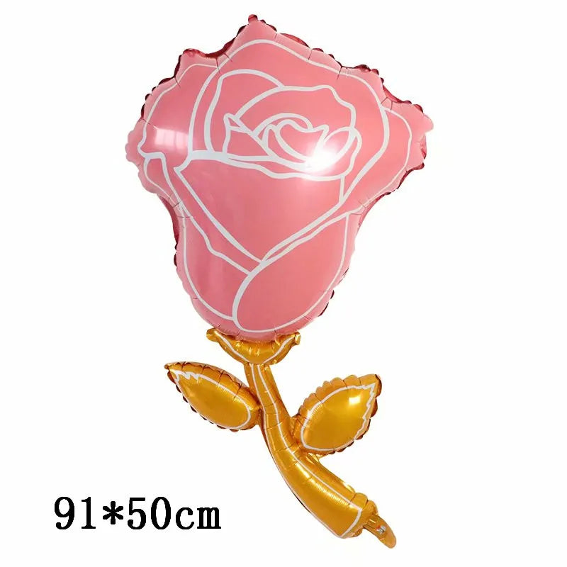 Love Heart Bear Foil Balloons Happy Birthday Valentine’s Day Party Decor Air Helium Globos Wedding Decorations Kids Toys Ball