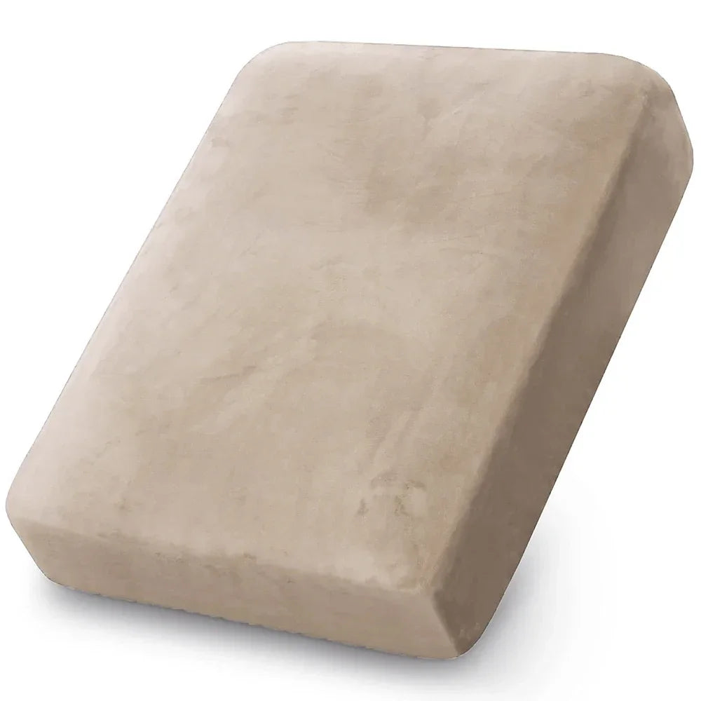 Velvet Sofa Cushion Covers for Living Room Plush Sofa Seat Cover Soft Stretch Sofas Couch Slipcover Furniture Protector - Plu
