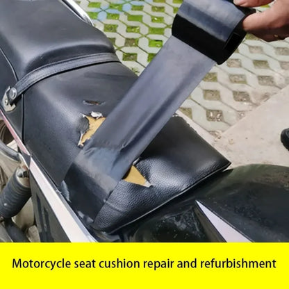 Black Cloth-based Tape for Leather Repair - Wear-resistant, Suitable for Cushion, Seat Sofa Leak & Damage Repair