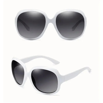 Sunglasses for Women Men Classic Retro Vintage Oversized Eyewear Fashion Shades Round Faced Driving Glasses - 1