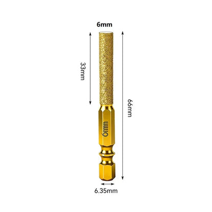 Diamond Core Bits Hex Shank Dry Drilling for Ceramic Tile Granite Marble Hole Saw Tile Cutting Tool Set