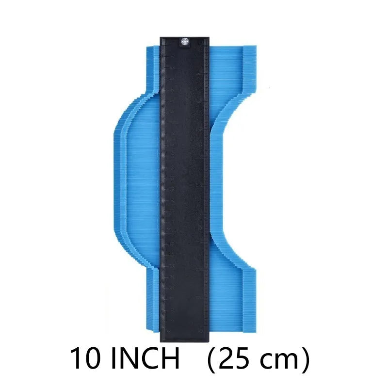 Contour Gauge Cutting Template Multi-Functio Measuring Instrument Woodworking Tool Tiles Measure Ruler Construction Contour T