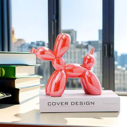 Ceramics Balloon Dog Sculpture Home Decor Room Decoration Accessories Office Nordic Animal Decorative Sculptures Figurinesnee
