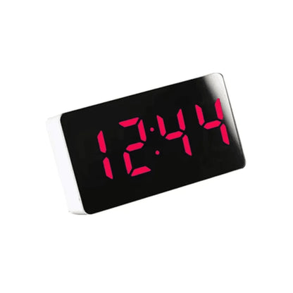 Multifunctional Mirror Table Clock Digital Alarm Snooze Display Time Night LED Light Desk Desktop Home Decor Gifts for Childr