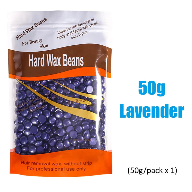 500g Wax Beans For Wax Heater Whole Body Hot Film Depilatory Wax For Wax Heater Kit Waxing Wax Beans For Hair Removal Wax Pot